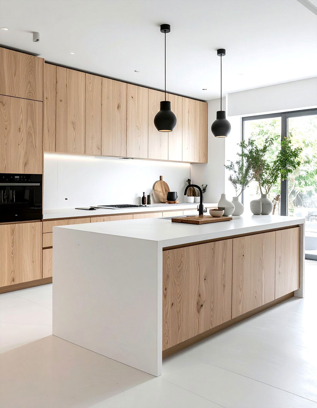 White Concrete Kitchen Countertop - 30 concrete countertop kitchen ideas