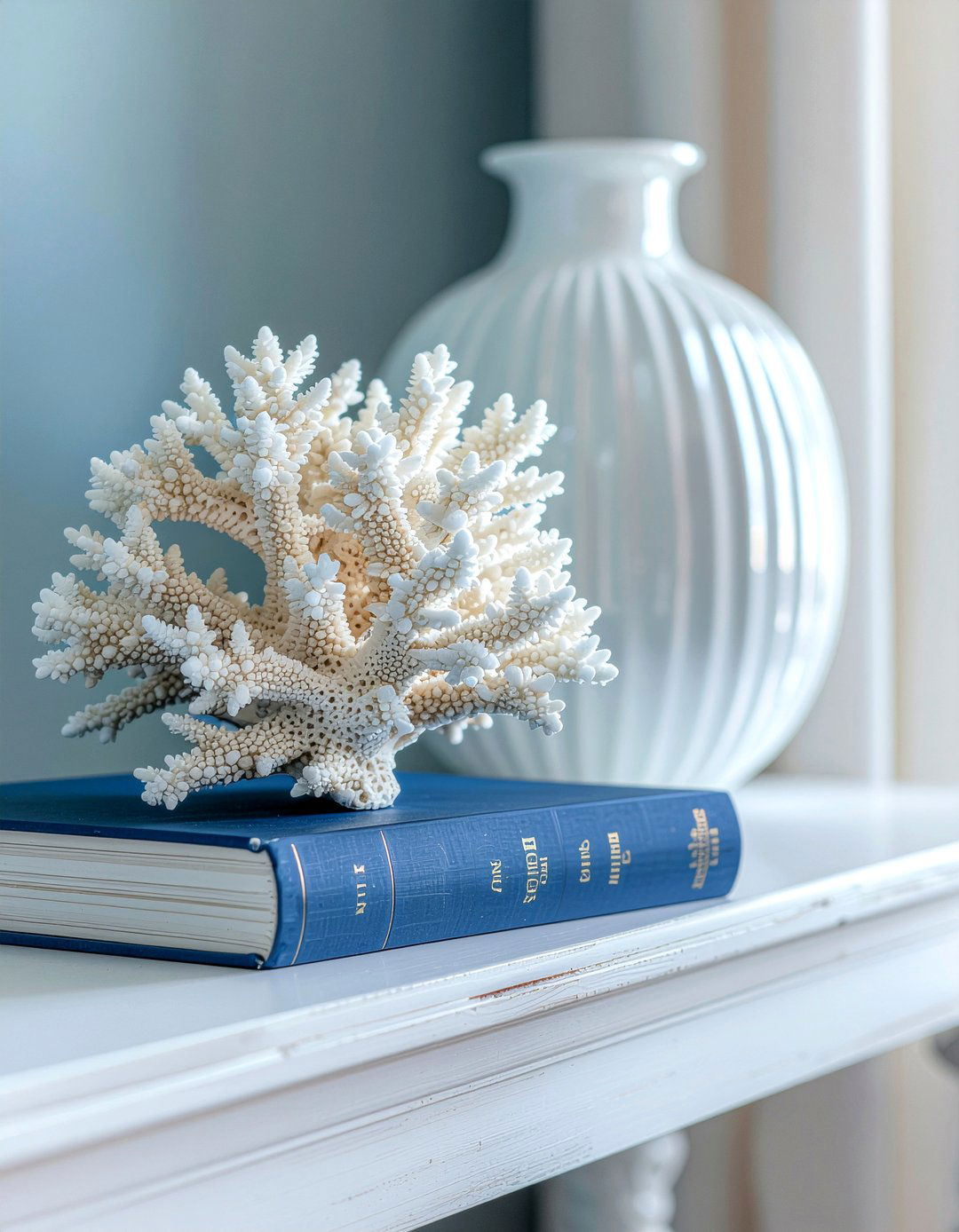 White Coral Decor - 30 entryway table decor ideas