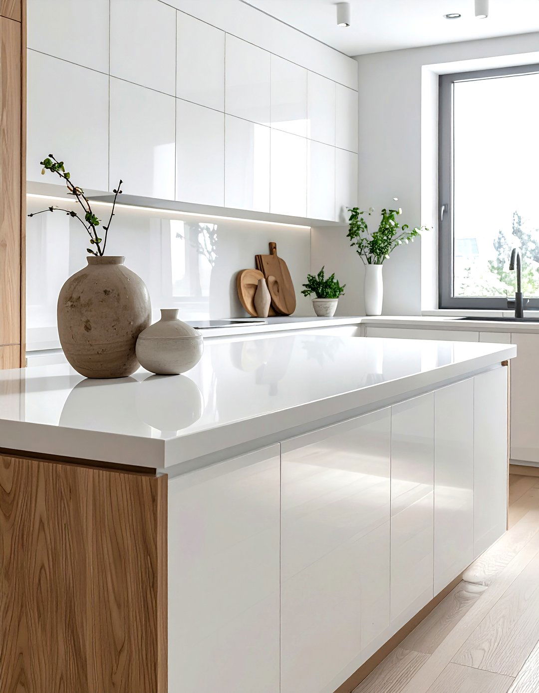 White Corian Countertop - 30 Corian kitchen ideas