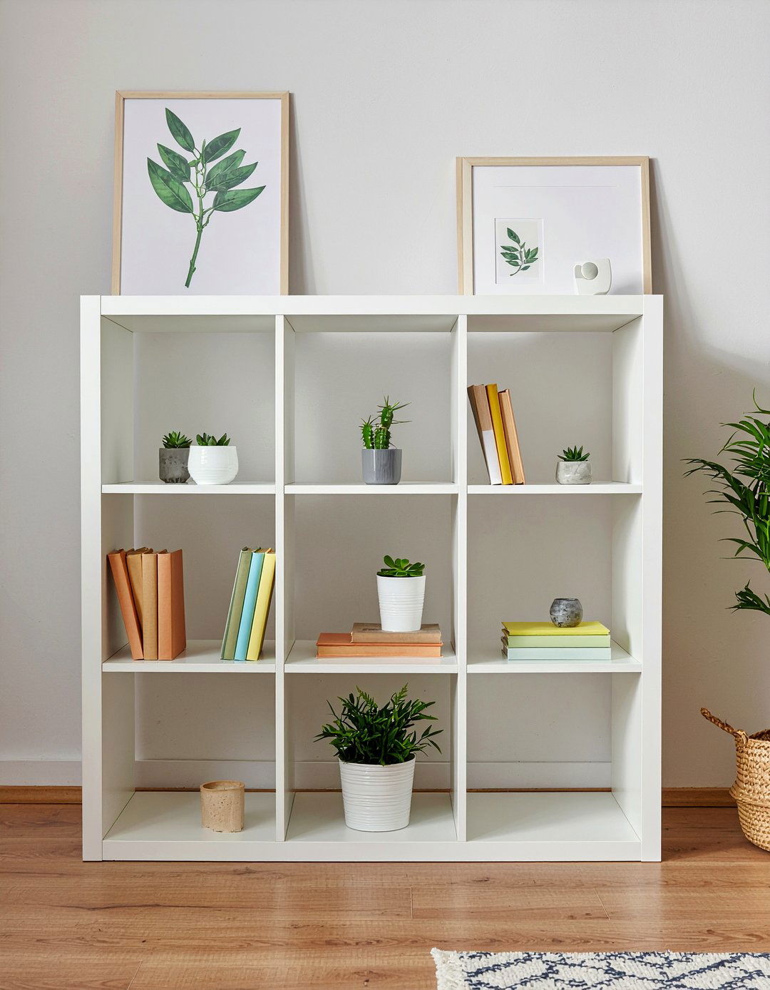 White Cube Bookshelf - 30 bedroom storage cubes