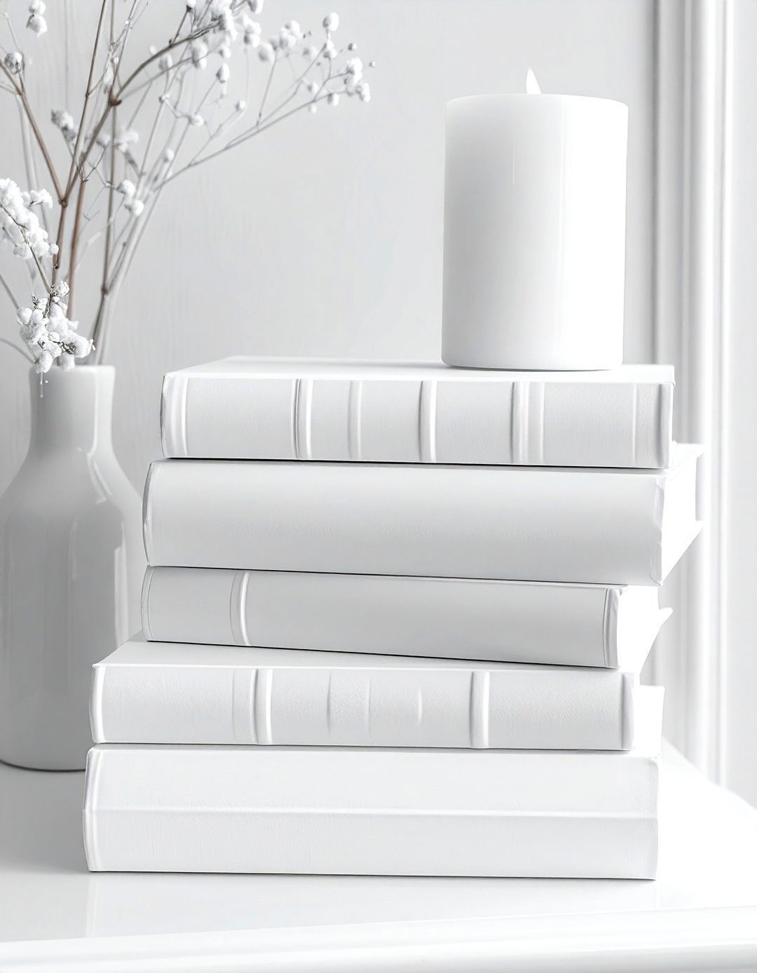 White Decorative Books - 30 white dining room accessories ideas