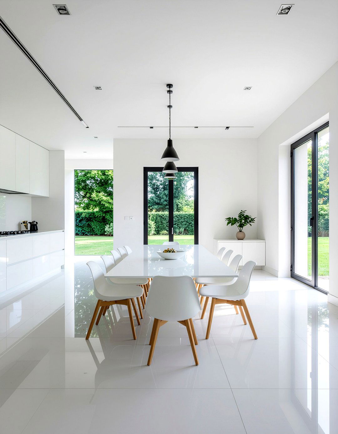 White Dining Room - 30 Nordic dining room ideas