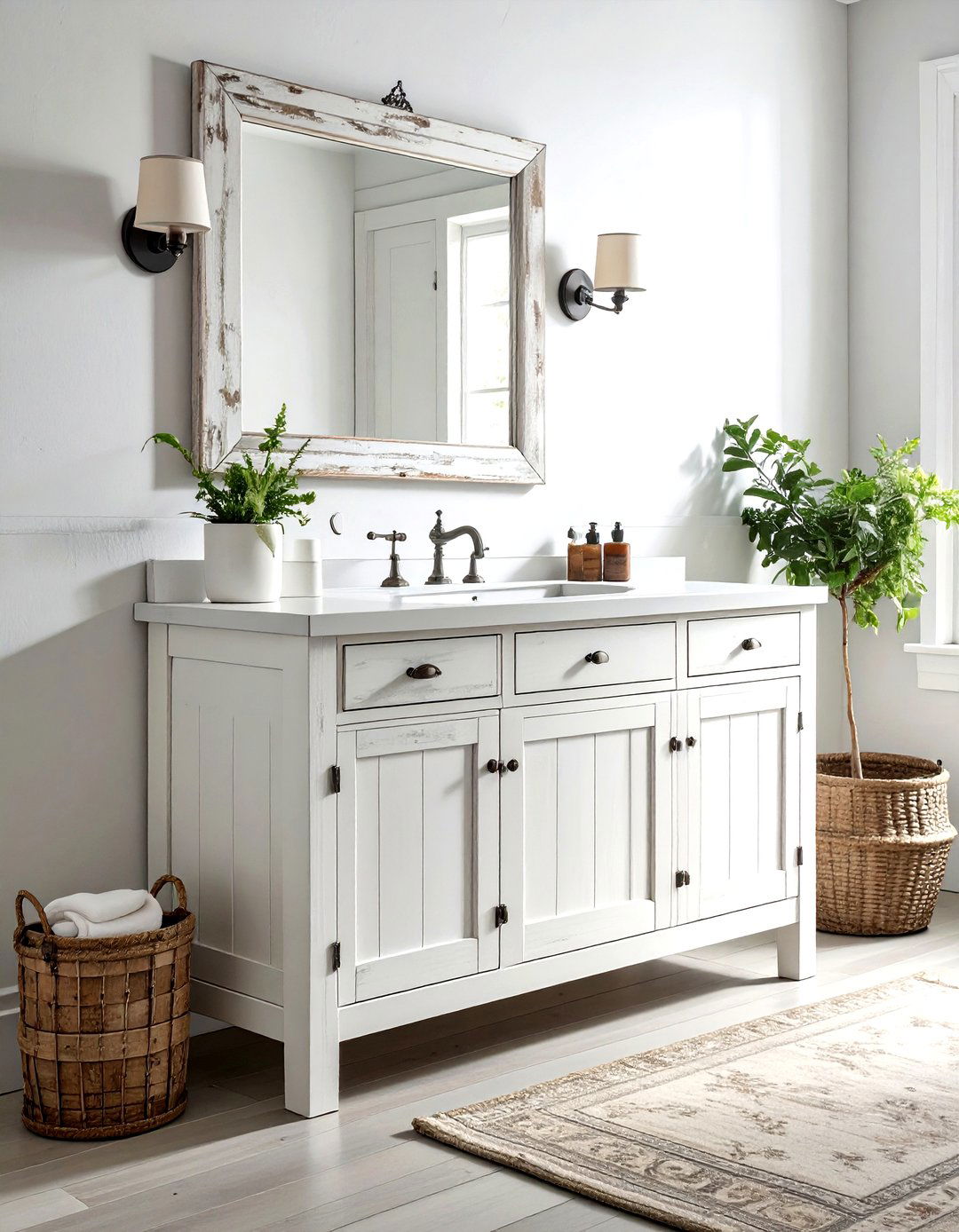 30 Chic White Bathroom Furniture Ideas for Every Style