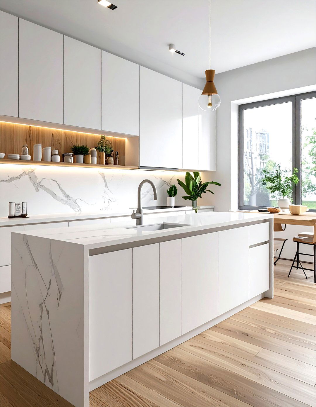 White Finish Touchless Kitchen Faucet - 30 touchless kitchen faucet ideas