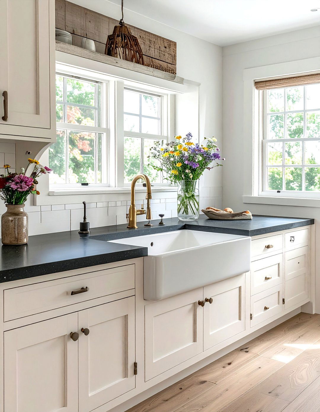 White Fireclay Undermount Sink - 30 undermount sink kitchen ideas