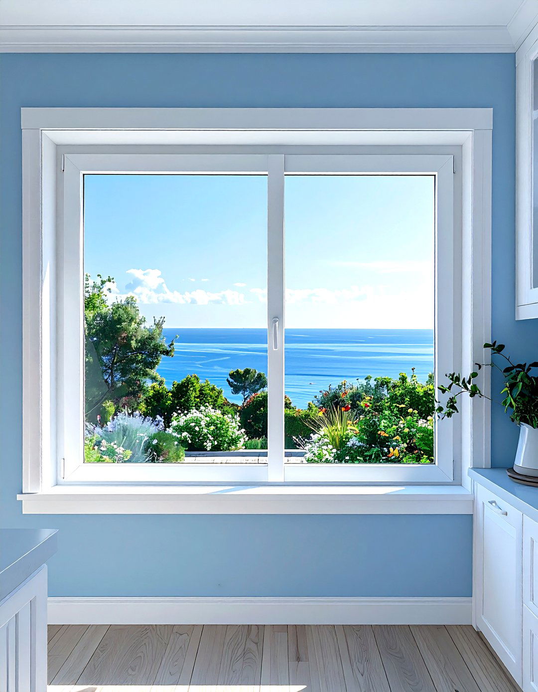 White Frame Pass Through Window - 30 kitchen pass-through window ideas