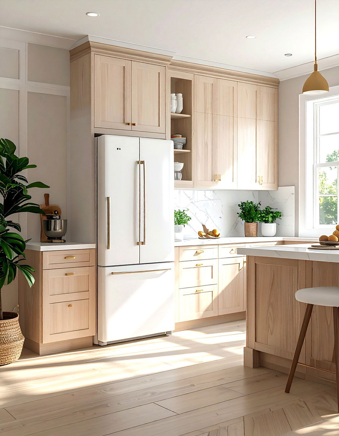 White French Door Refrigerator - 30 French door refrigerator kitchen ideas