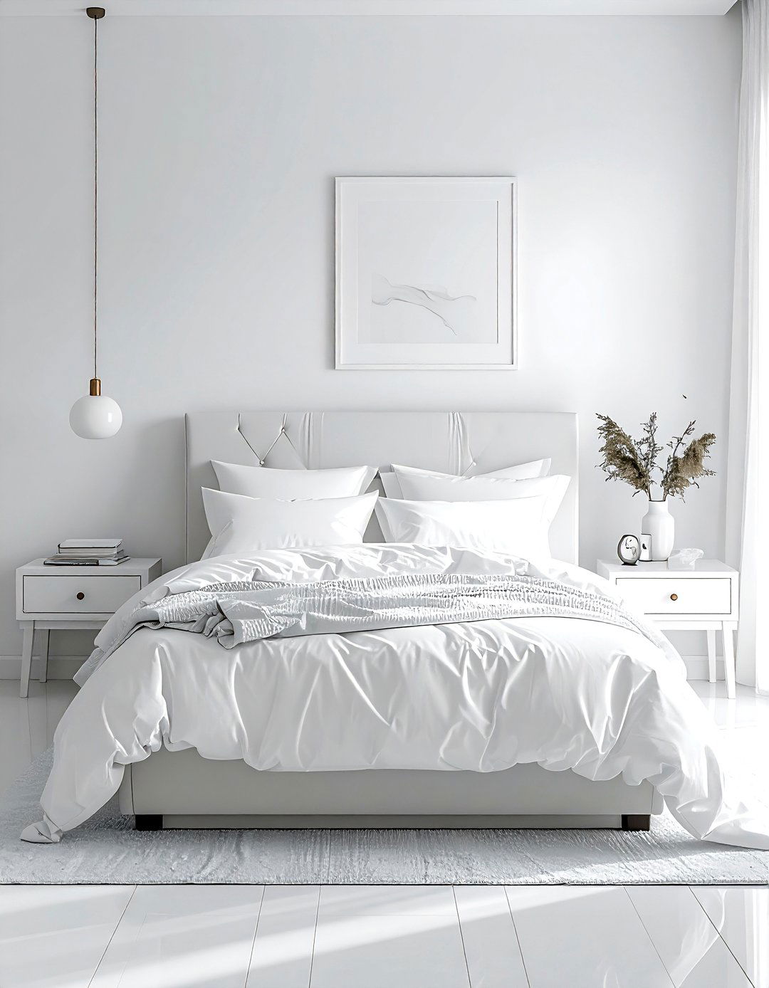 White Guest Room - 30 white decor ideas