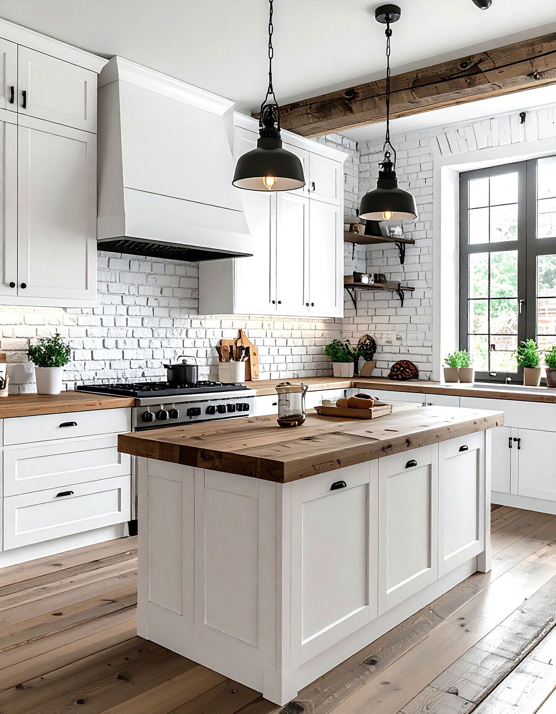 White Kitchen Brick Backsplash - 30 white kitchen design ideas