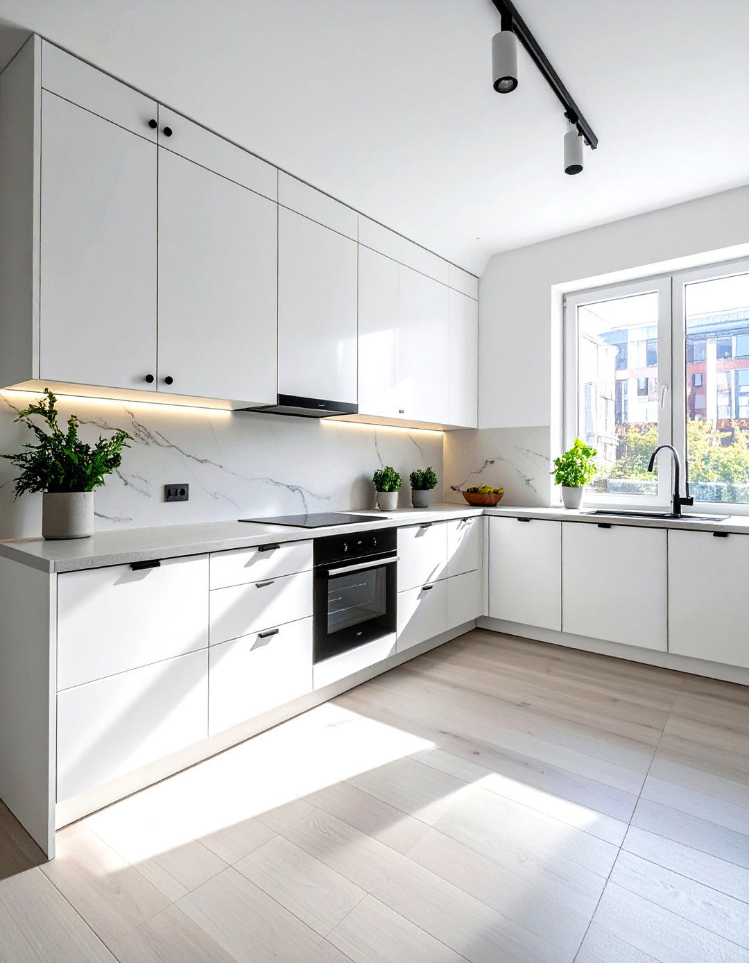 White Kitchen Cabinets - 30 tiny kitchen ideas