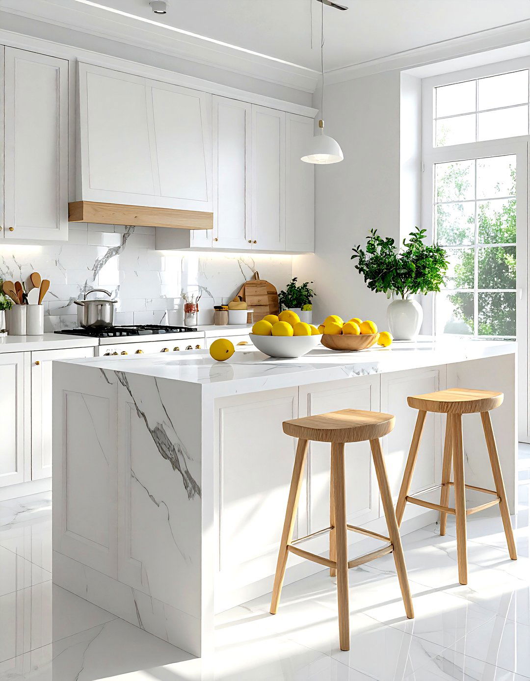 White Kitchen Coffee Bar - 30 kitchen coffee nook ideas