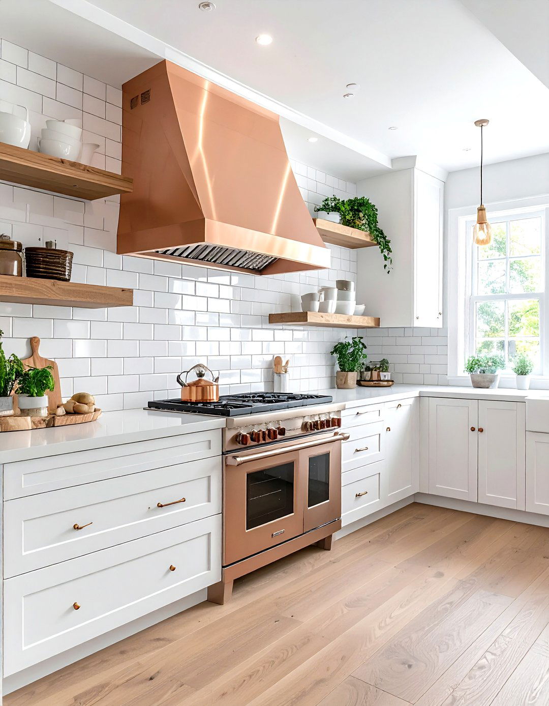 White Kitchen Copper Hood - 30 copper hood kitchen ideas