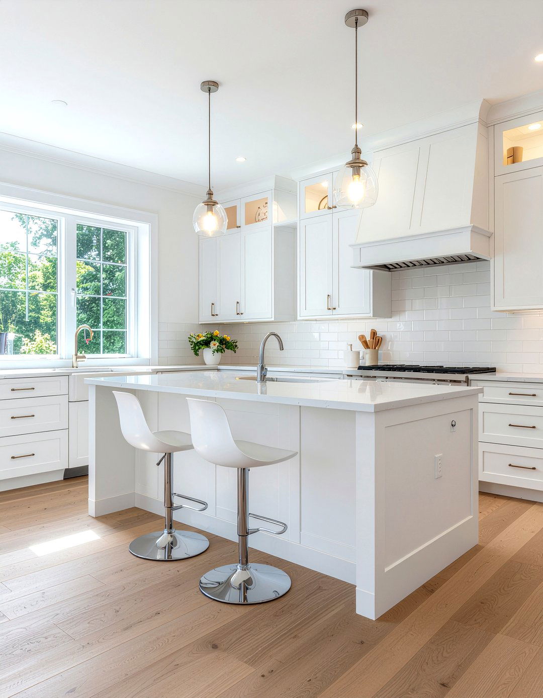 White Kitchen Island Seating - 30 kitchen breakfast bar ideas