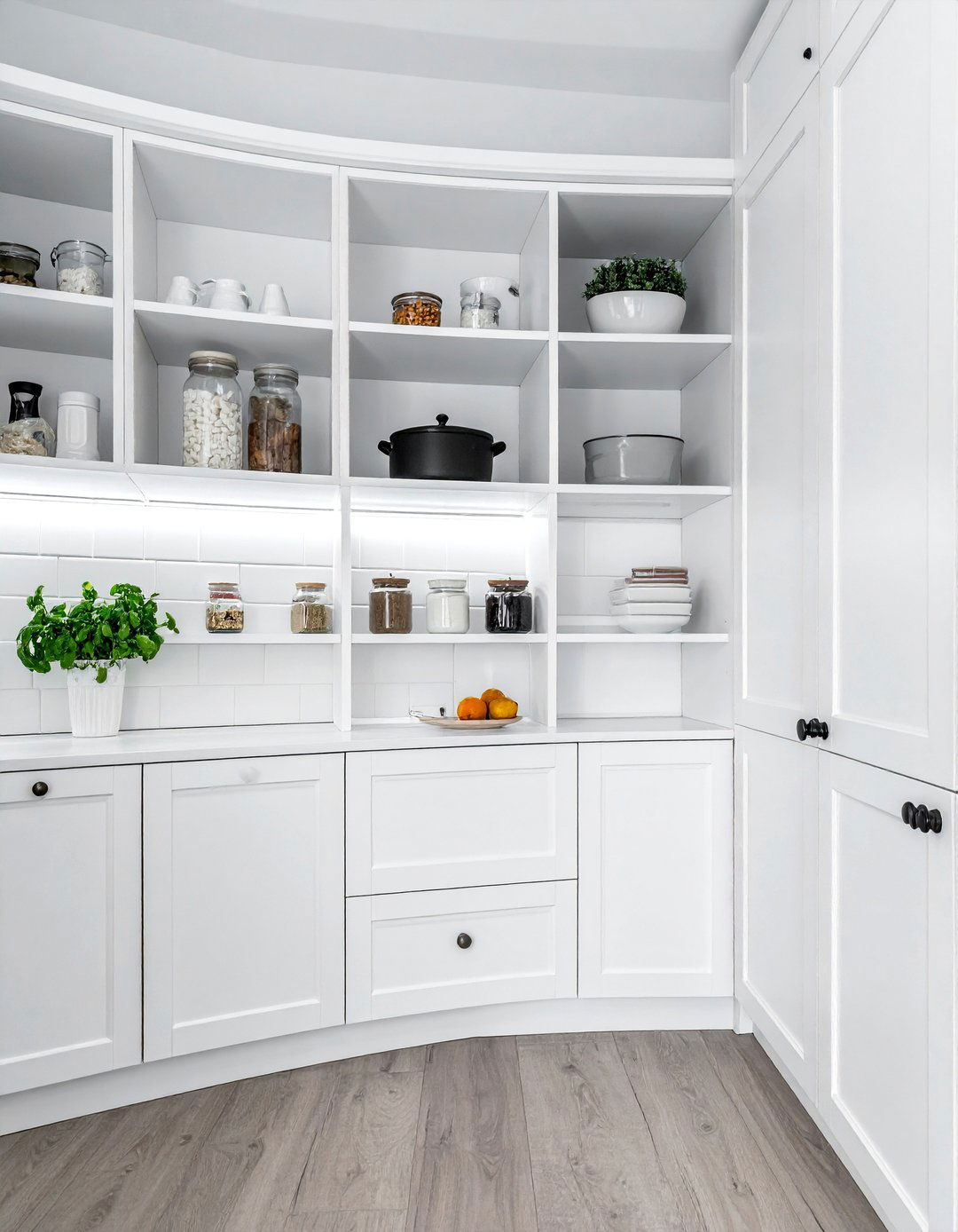 White Kitchen Pantry - 30 white kitchen ideas