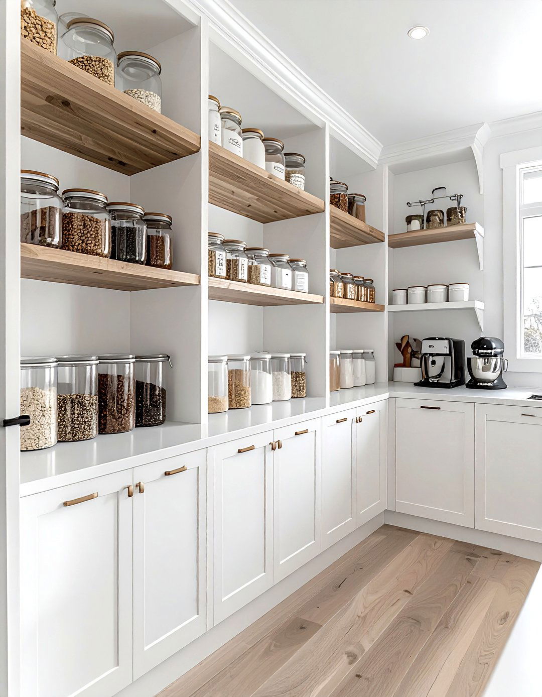 White Kitchen Pantry - 30 bright white kitchen ideas