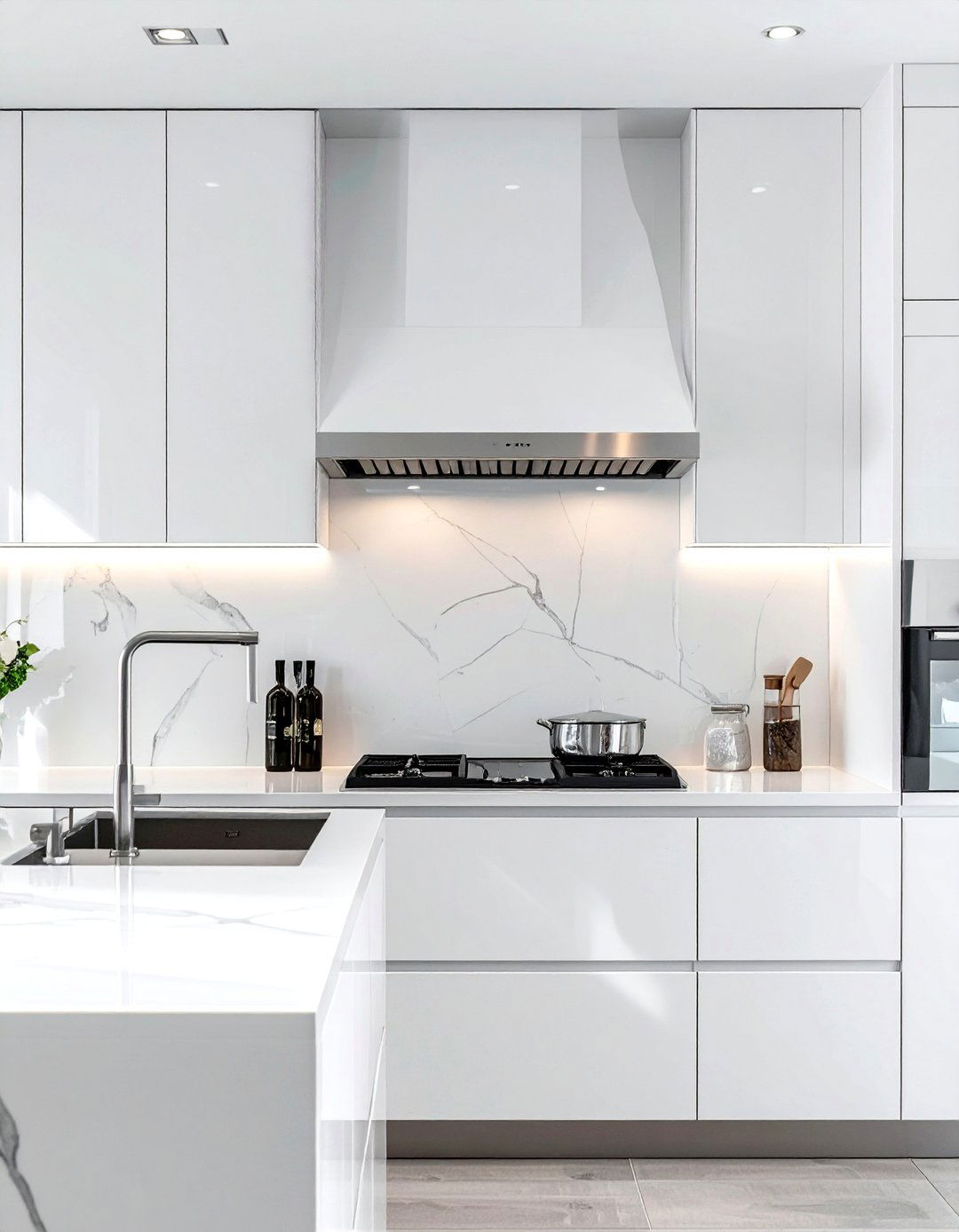 White Kitchen Range Hood - 30 under cabinet hood kitchen ideas