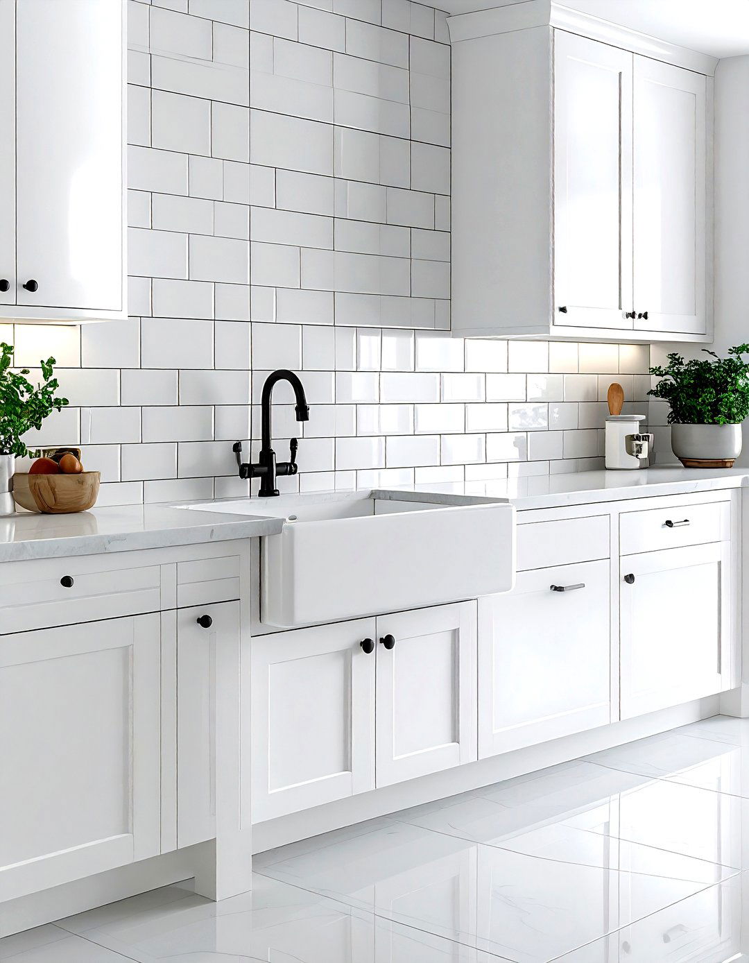 White Kitchen Subway Tile - 30 white kitchen design ideas