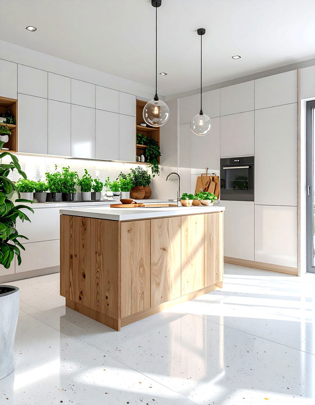 White Linoleum Kitchen - 30 linoleum floor kitchen ideas