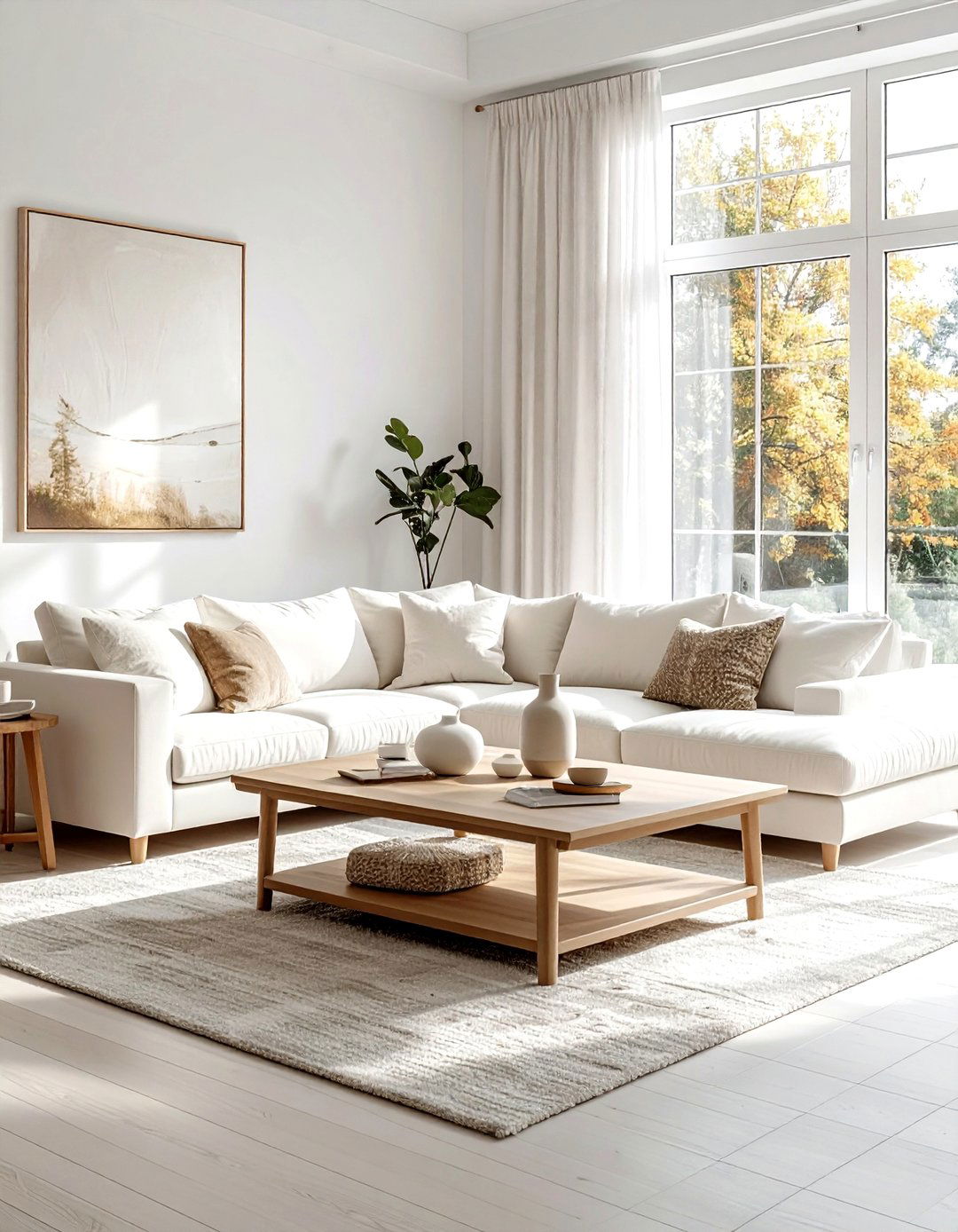 White Living Room Decor - 30 Scandinavian home decor ideas