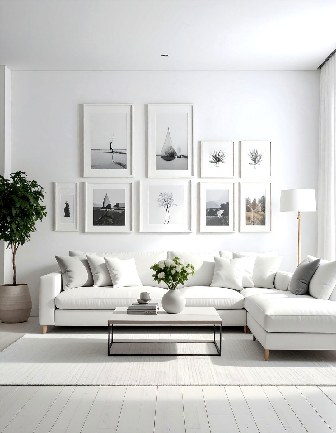30 Bright White Living Room Ideas for a Clean Modern Look
