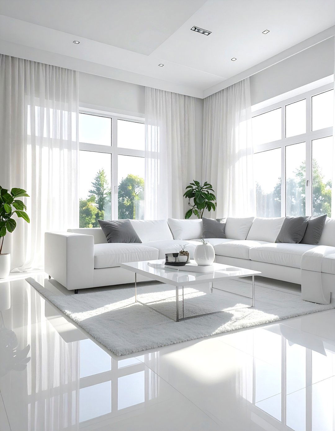 White Living Room Natural Light - 30 bright white living room ideas