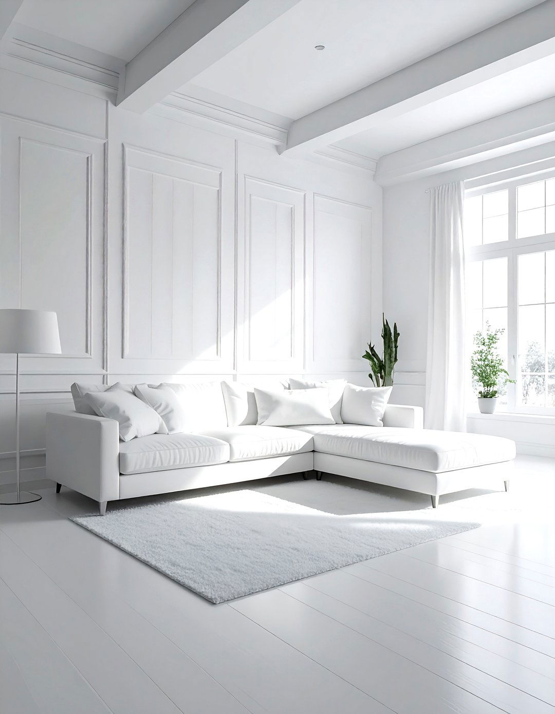 White Living Room Textured Walls - 30 modern white living room ideas