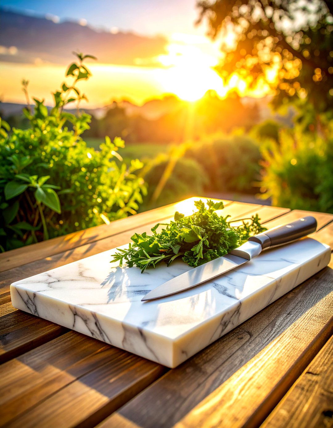 White Marble Cutting Board - 30 white kitchen accessories ideas