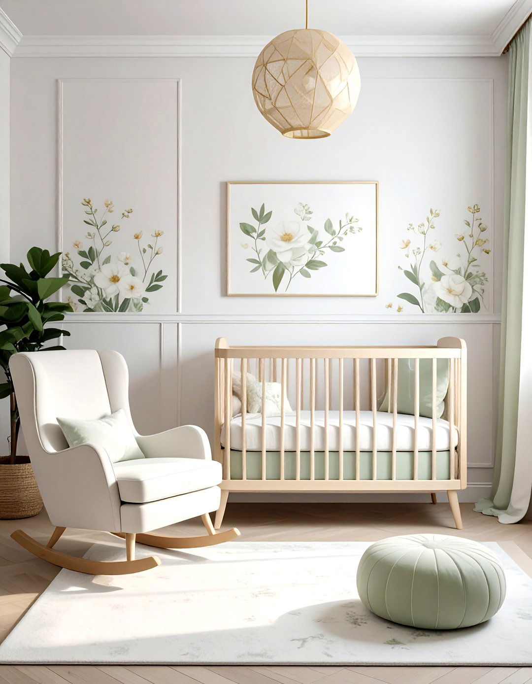 White Micro Floral - 30 subtle wallpaper ideas