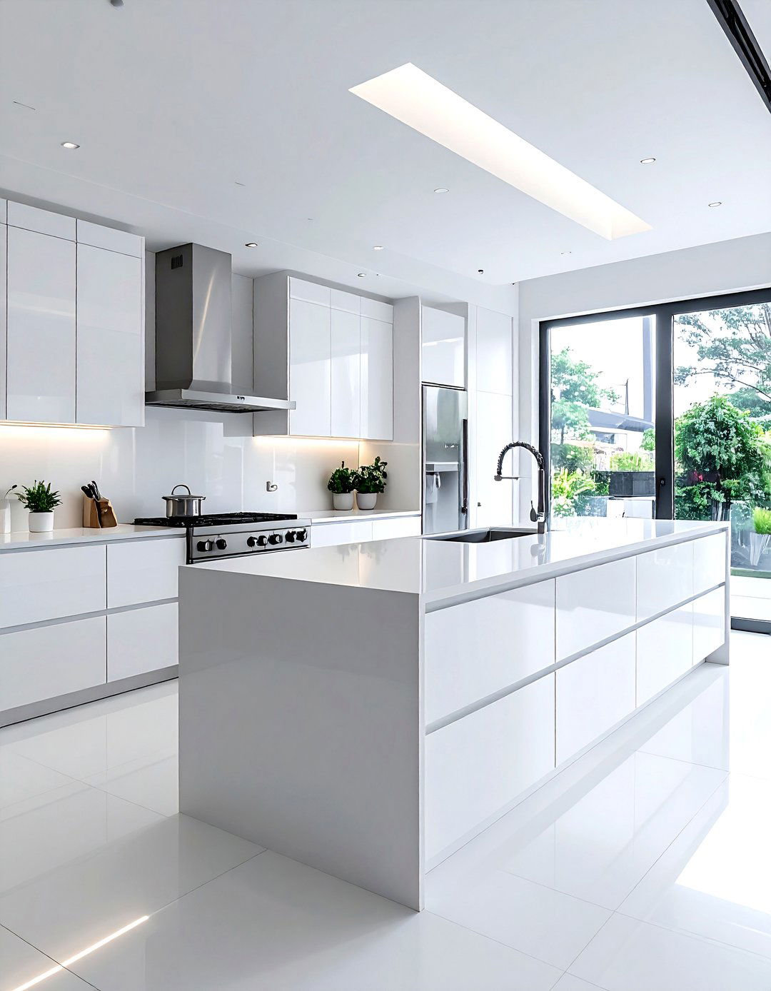 White Minimalist Kitchen - 30 clean kitchen ideas
