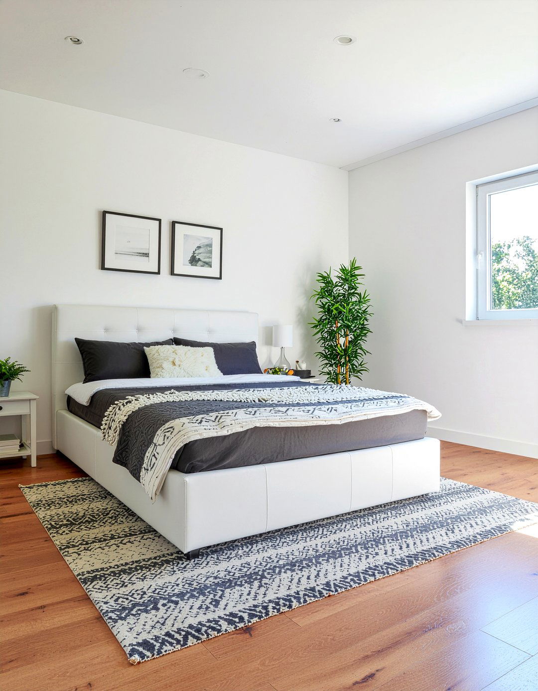 White Modern Waterbed - 30 bedroom waterbed ideas