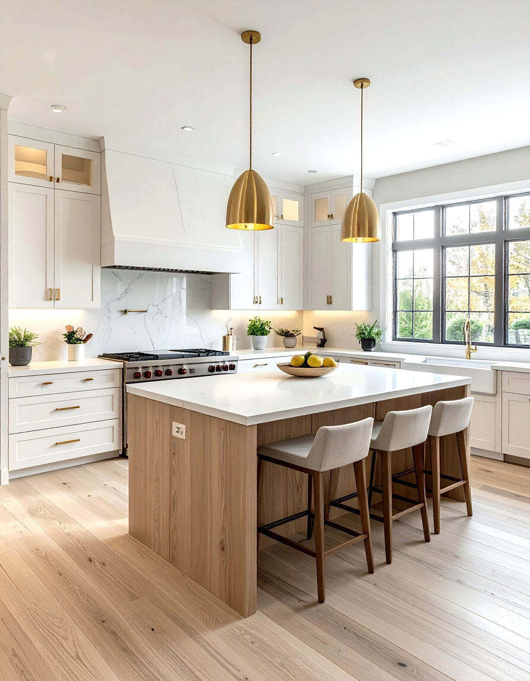 White Oak Cabinets - 30 light wood kitchen ideas