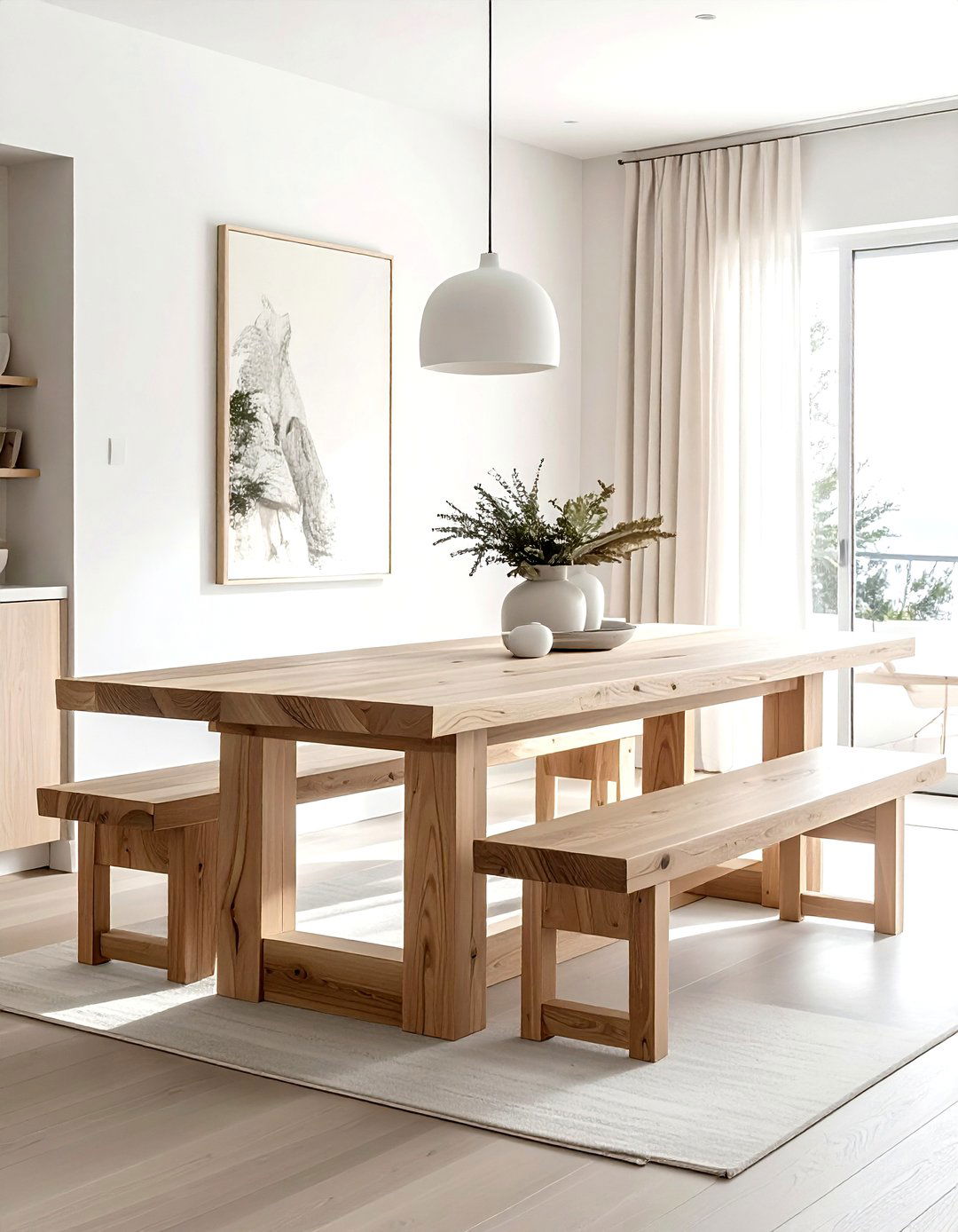 White Oak Dining Table Space - 30 Malibu dining room ideas