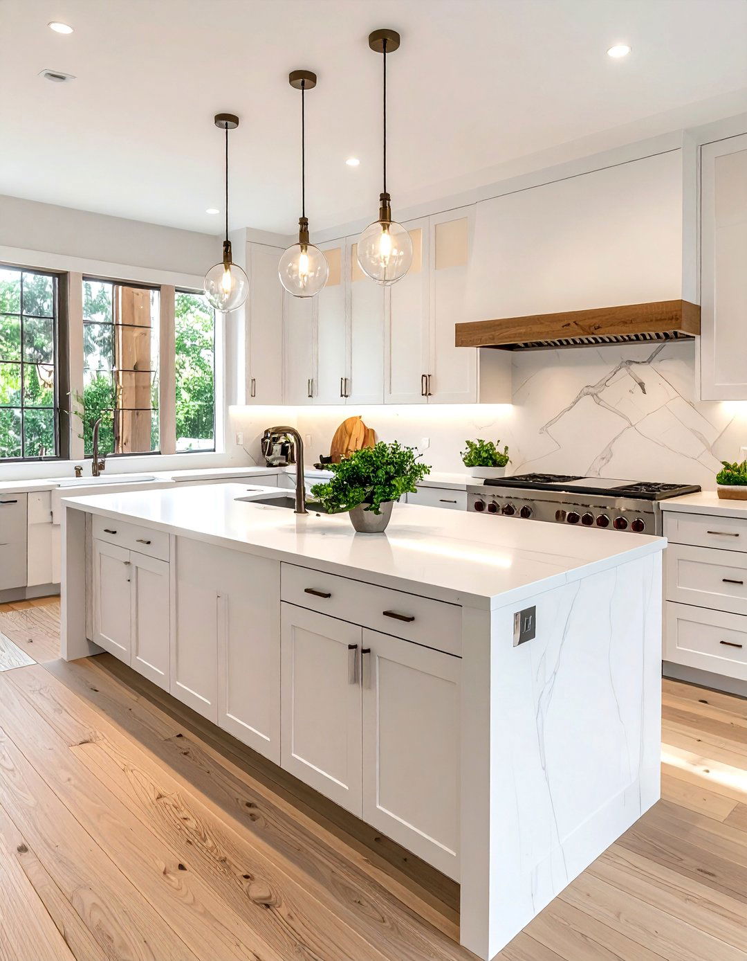 White Oak Kitchen Cabinets - 30 zen kitchen ideas