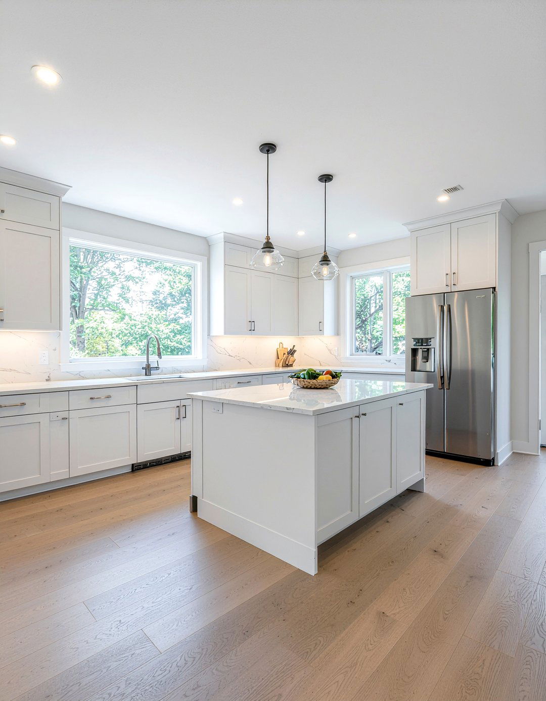 White Oak Kitchen Flooring - 30 hardwood floor kitchen ideas