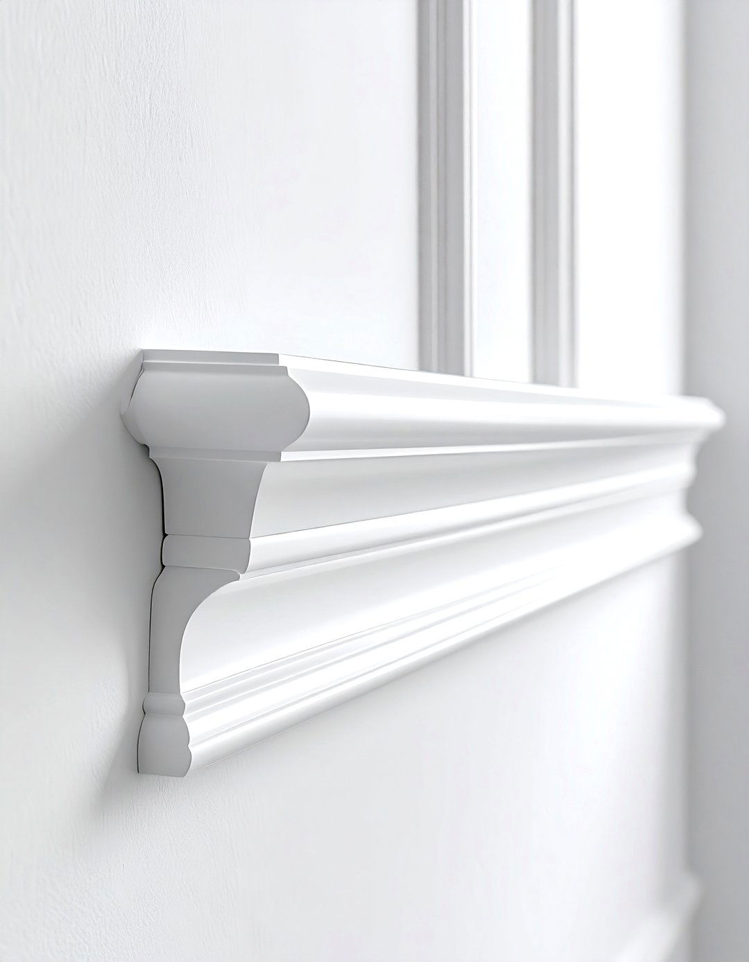 White On White Picture Rail - 30 picture rail ideas