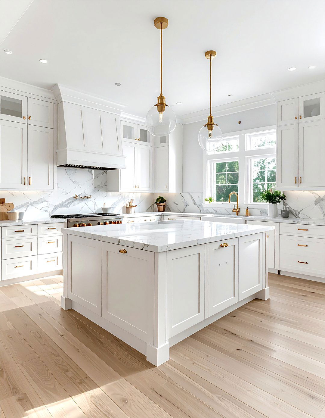 White Shaker Cabinets - 30 Cape Cod kitchen ideas