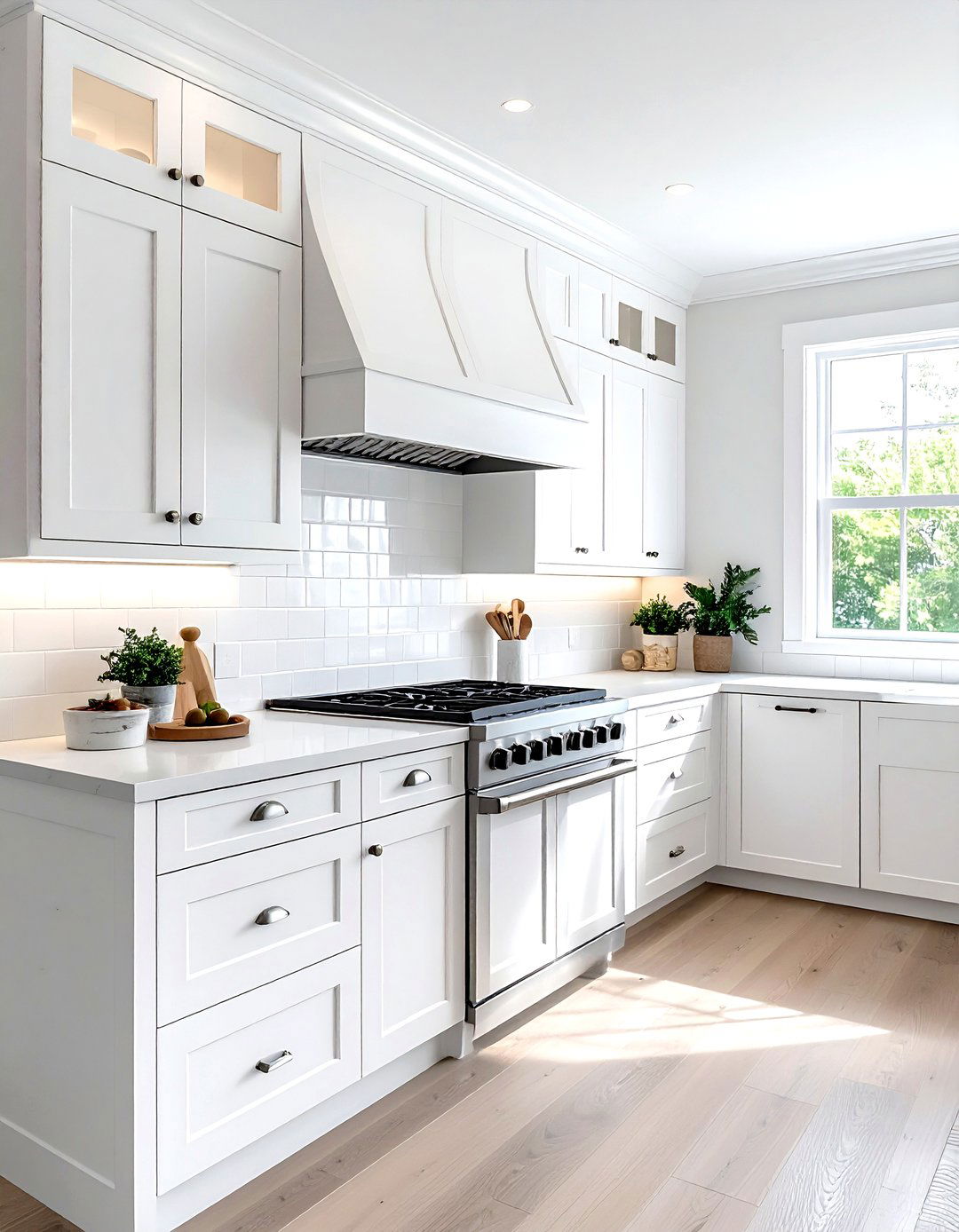 White Shaker Cabinets - 30 white and white kitchen ideas