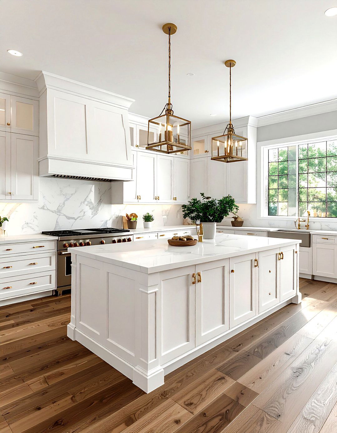 White Shaker Cabinets - 30 colonial kitchen ideas