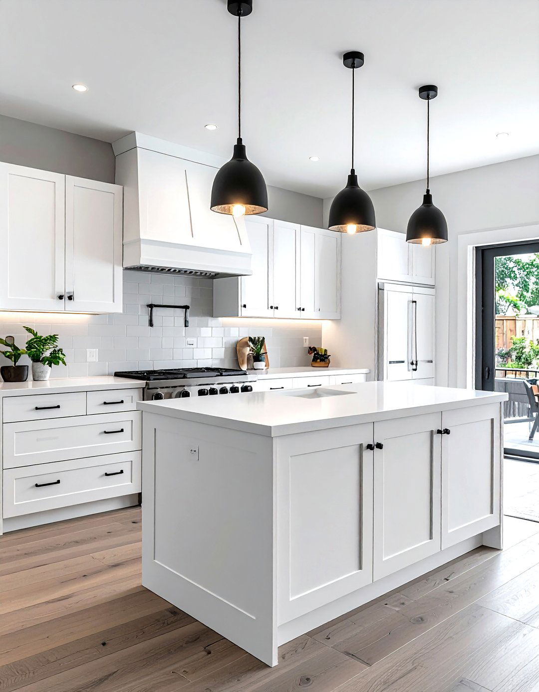 White Shaker Cabinets - 30 finished kitchen ideas