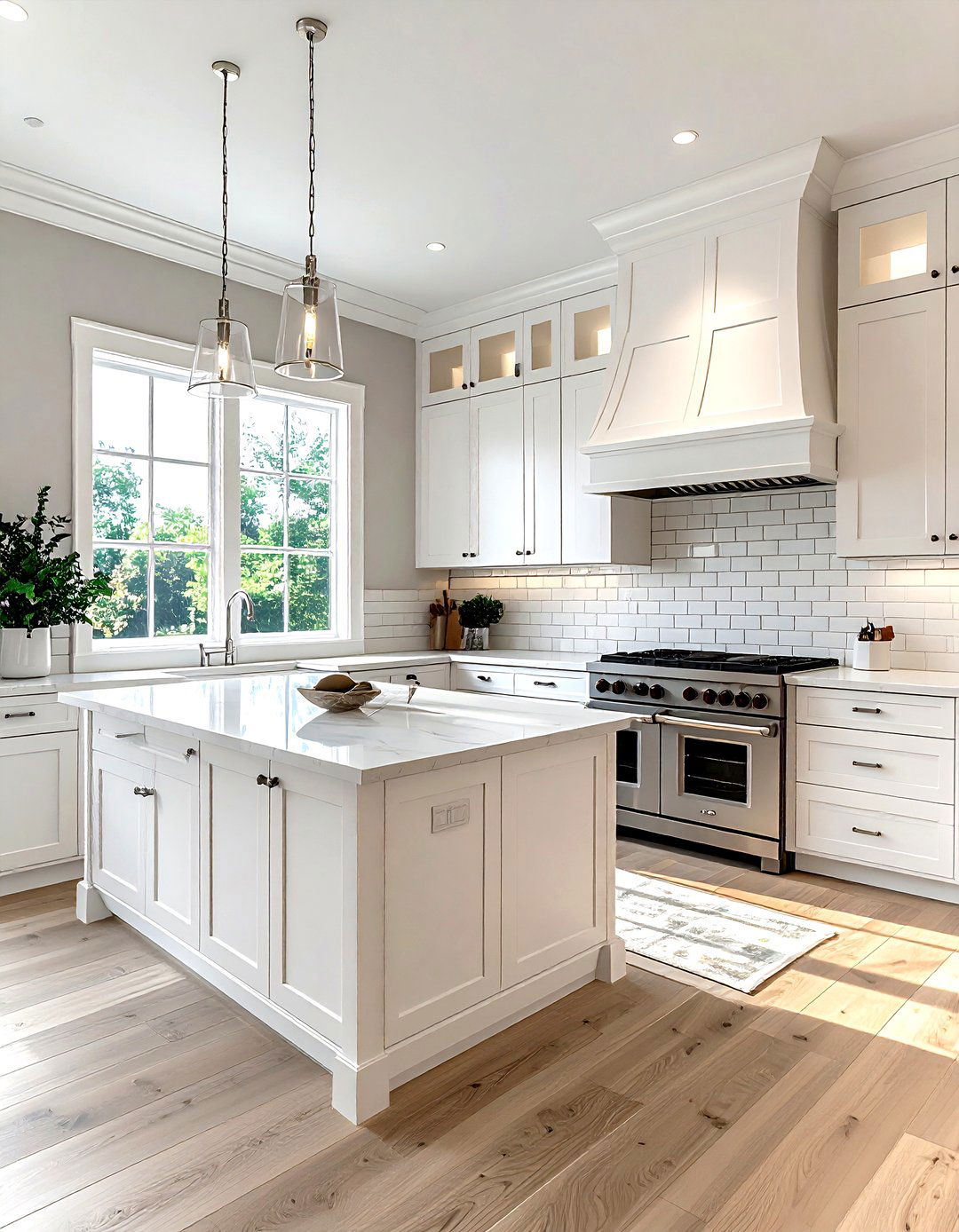 White Shaker Kitchen - 30 kitchen heart of the home ideas