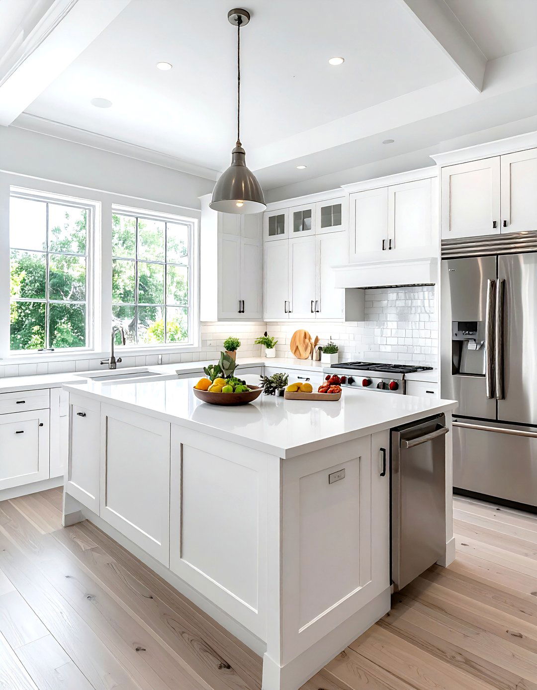 White Shaker Kitchen - 30 kitchen inspiration ideas