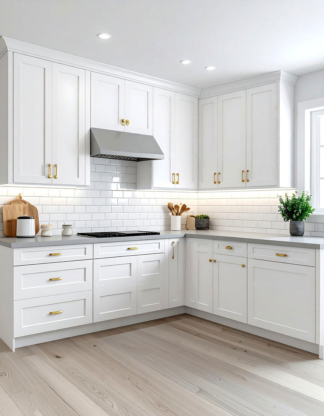 White Shaker Kitchen Cabinet - 30 HGTV decor ideas