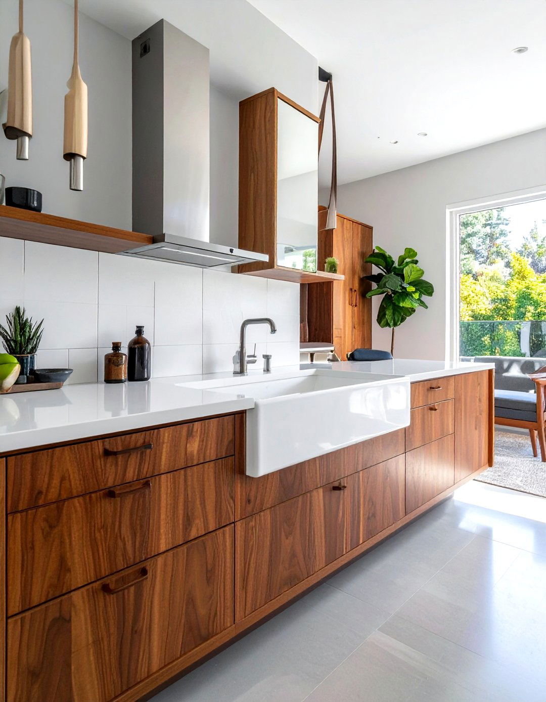 White Sink Wood Cabinets - 30 white sink kitchen ideas