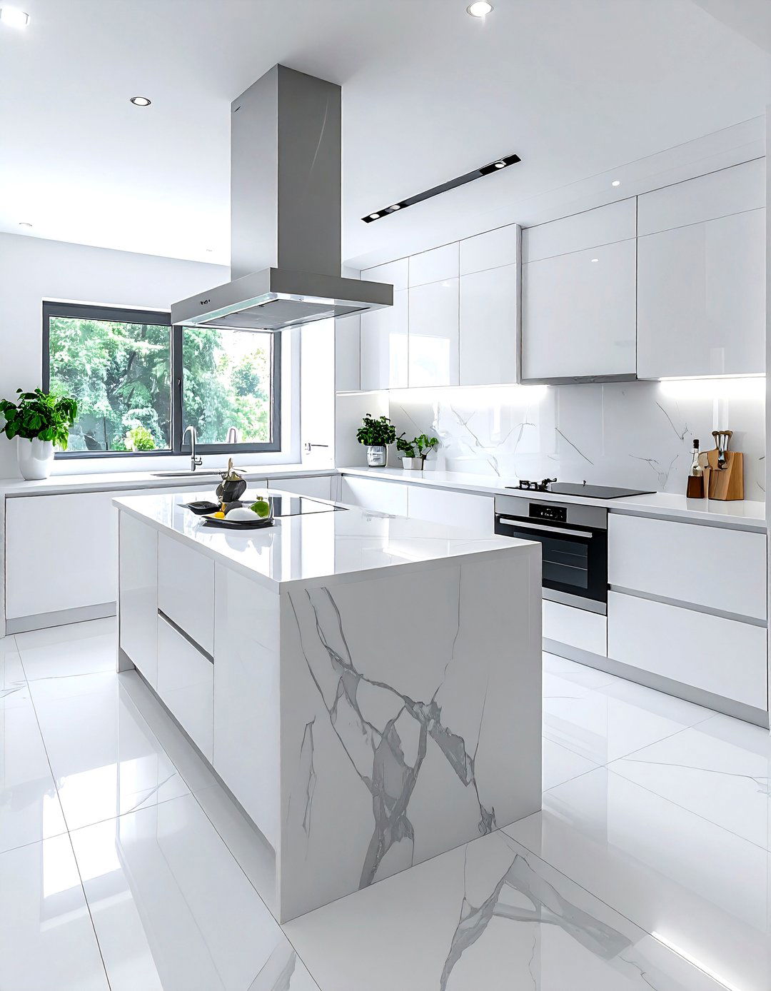 White Small Kitchen - 30 compact kitchen ideas
