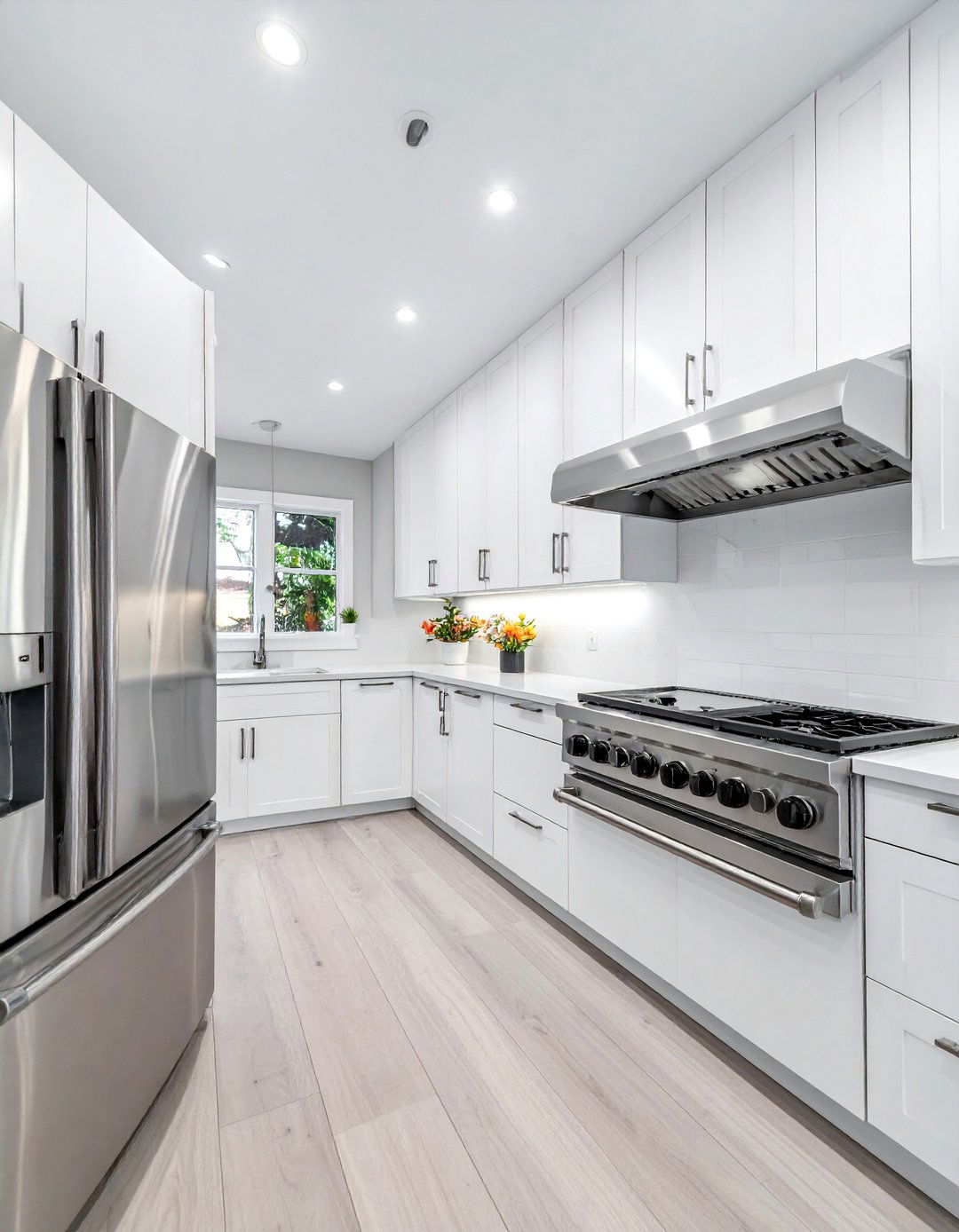 White Stainless Steel - 30 white kitchen ideas
