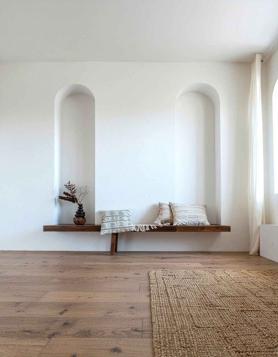 White Stucco Wall Interior - 30 Spanish living room ideas