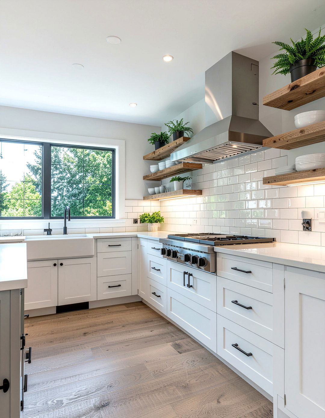 White Subway Tile - 30 kitchen backsplash ideas