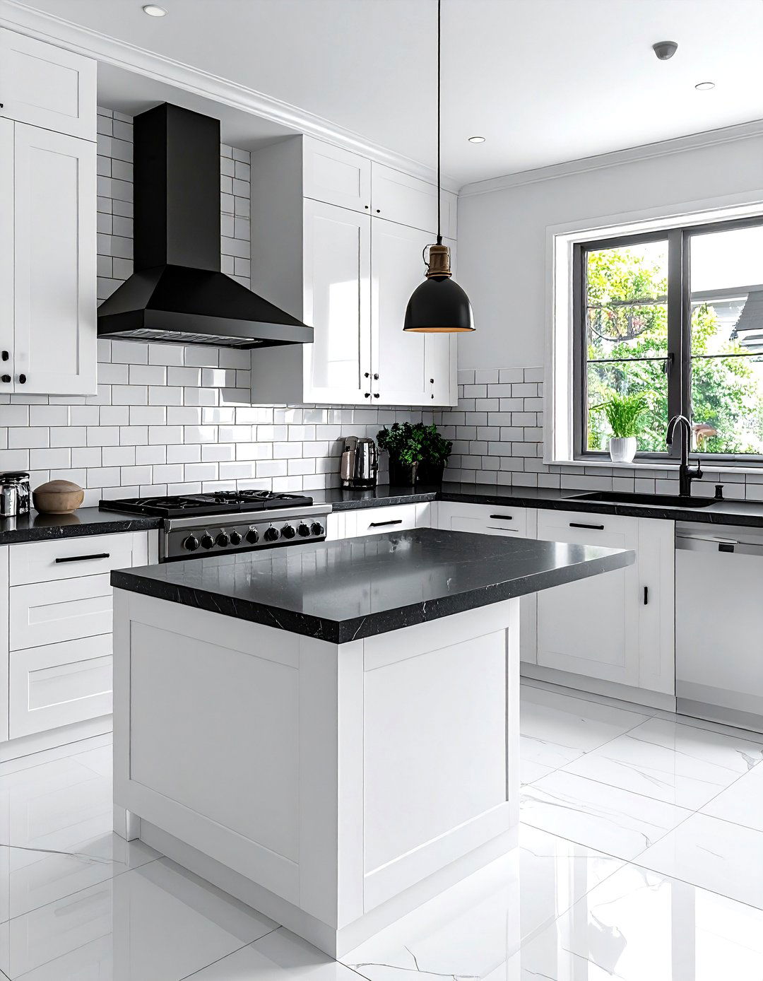 White Subway Tile - 30 soapstone countertop kitchen ideas