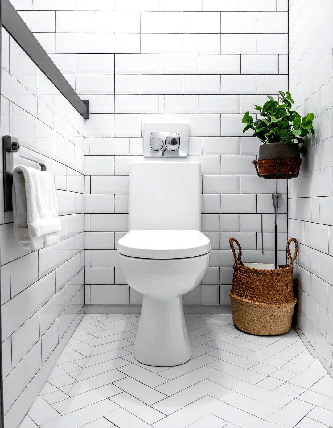 White Subway Tile - 30 toilet room ideas