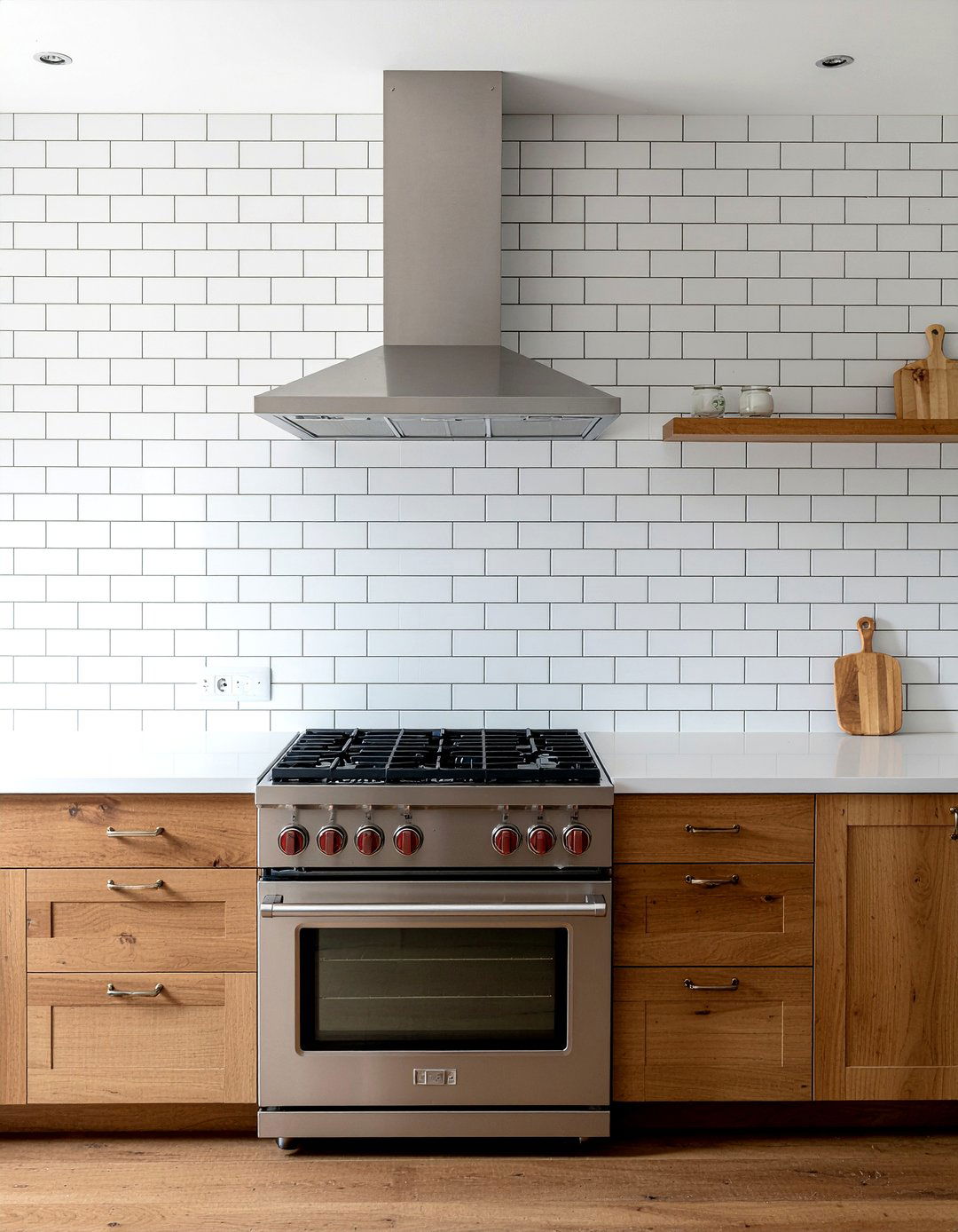 White Subway Tile Backsplash - 30 light-filled kitchen ideas